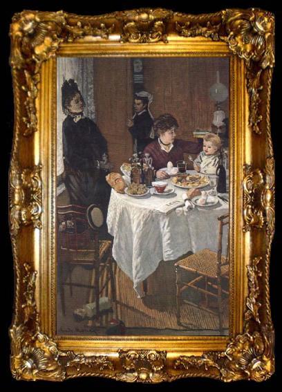 framed  Claude Monet the Fruhstuck, ta009-2